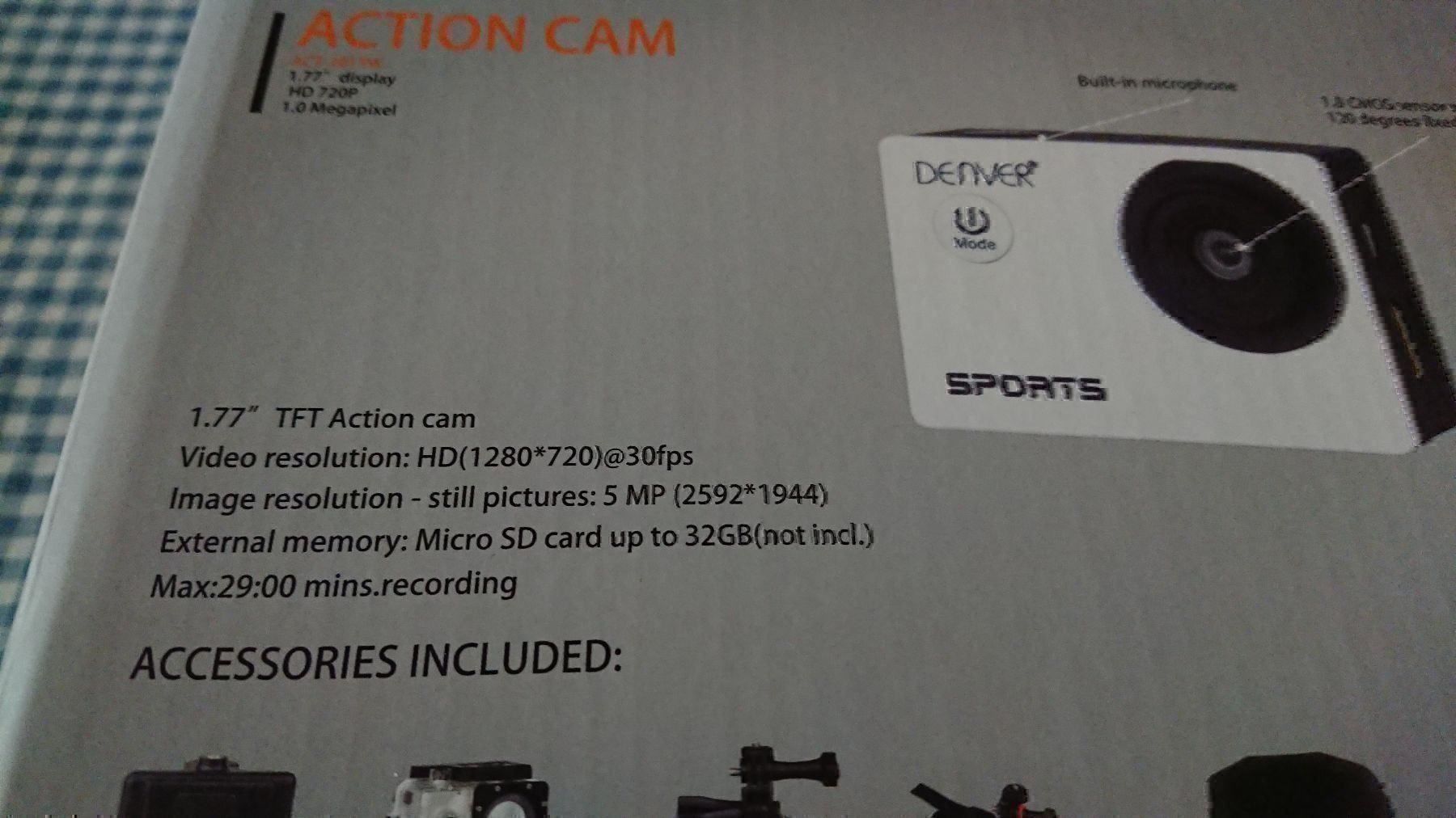 Action Cam: Denver Caméra / Action Cam. – Nuovo e nell'imballaggio originale da Cortaillod venduto da signep 5