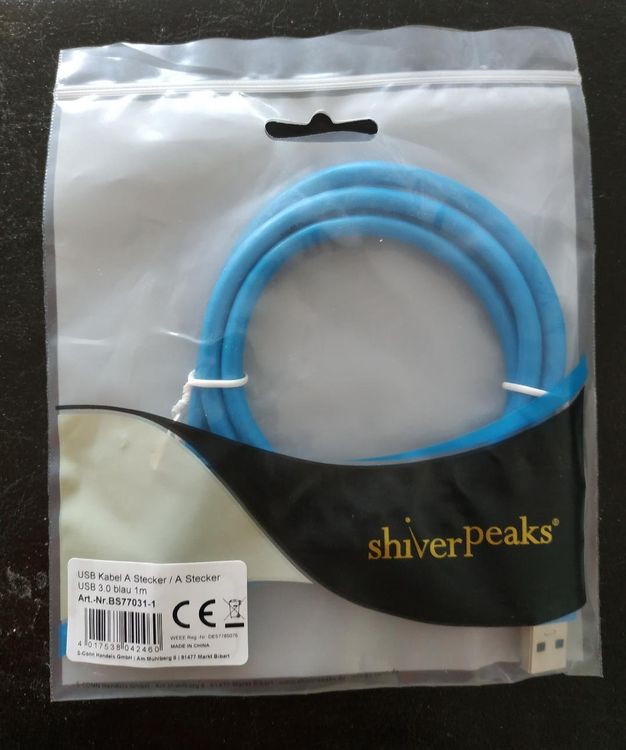 USB 3.0 Male to Male 100cm cable for mining risers (Neu und ...
