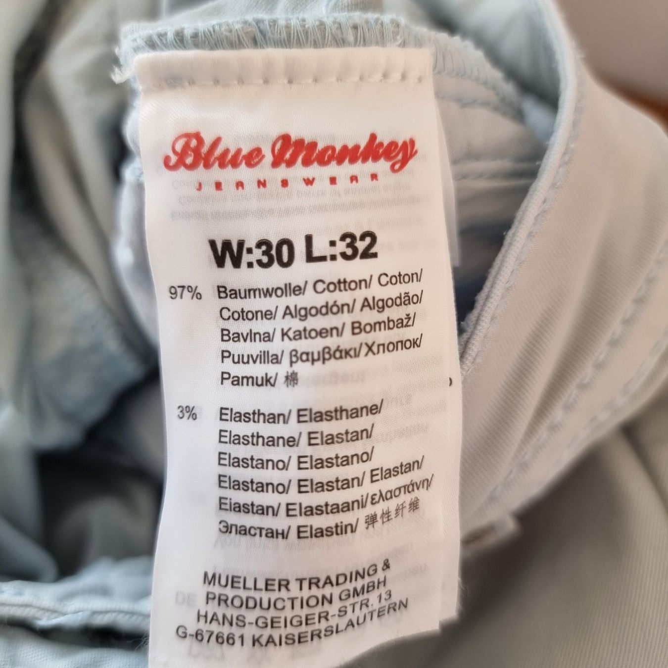 Pantaloni: Hellblaue, hose, damen, gr m, wie neu, blue monkey – Nuovo (secondo la descrizione) da Gammen venduto da home_brocki 4