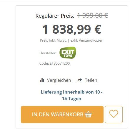 Schwimmbad: Pool 400x200x100 cm Sonnendach, Sandfilterpumpe, Exit – Neu und originalverpackt aus Wängi von LiqKojote 6