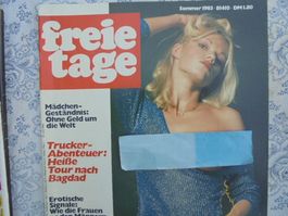 Sex Magazin Erotik Deutsch 1983 Freie Tage Sommerheft  Top