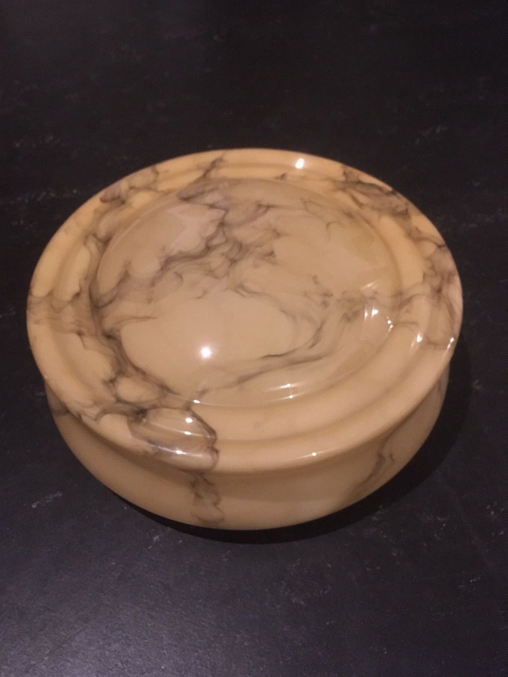 Lampade: Antike Glaslampe mit Alabasterdesign – Usato da Basel venduto da magot58 3