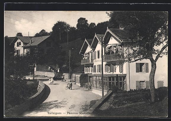 Cartes postales: AK Ballaigues / VD, Pension Maillefer – D'occasion à Berlin par bartko-reher