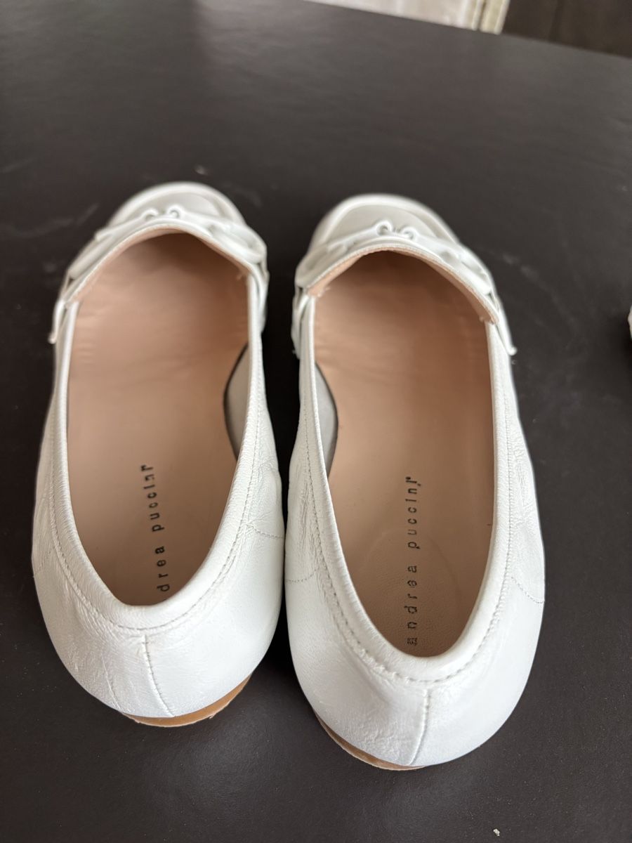 Scarpe da donna: ANDREA PUCCINI - Loafers Blanc Cuir - 39 – Nuovo (secondo la descrizione) da Chardonne venduto da teenyweeny 6