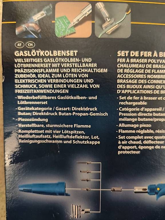 Alle Werkzeuge: Workzone Gaslötkolben, neu – Neu und originalverpackt aus Stäfa von TBStaefa 1