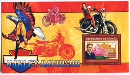 Block "Harley-Davidson". Guinea.