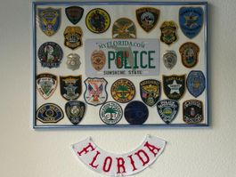 Badge Patch USA Florida Police Polizei
