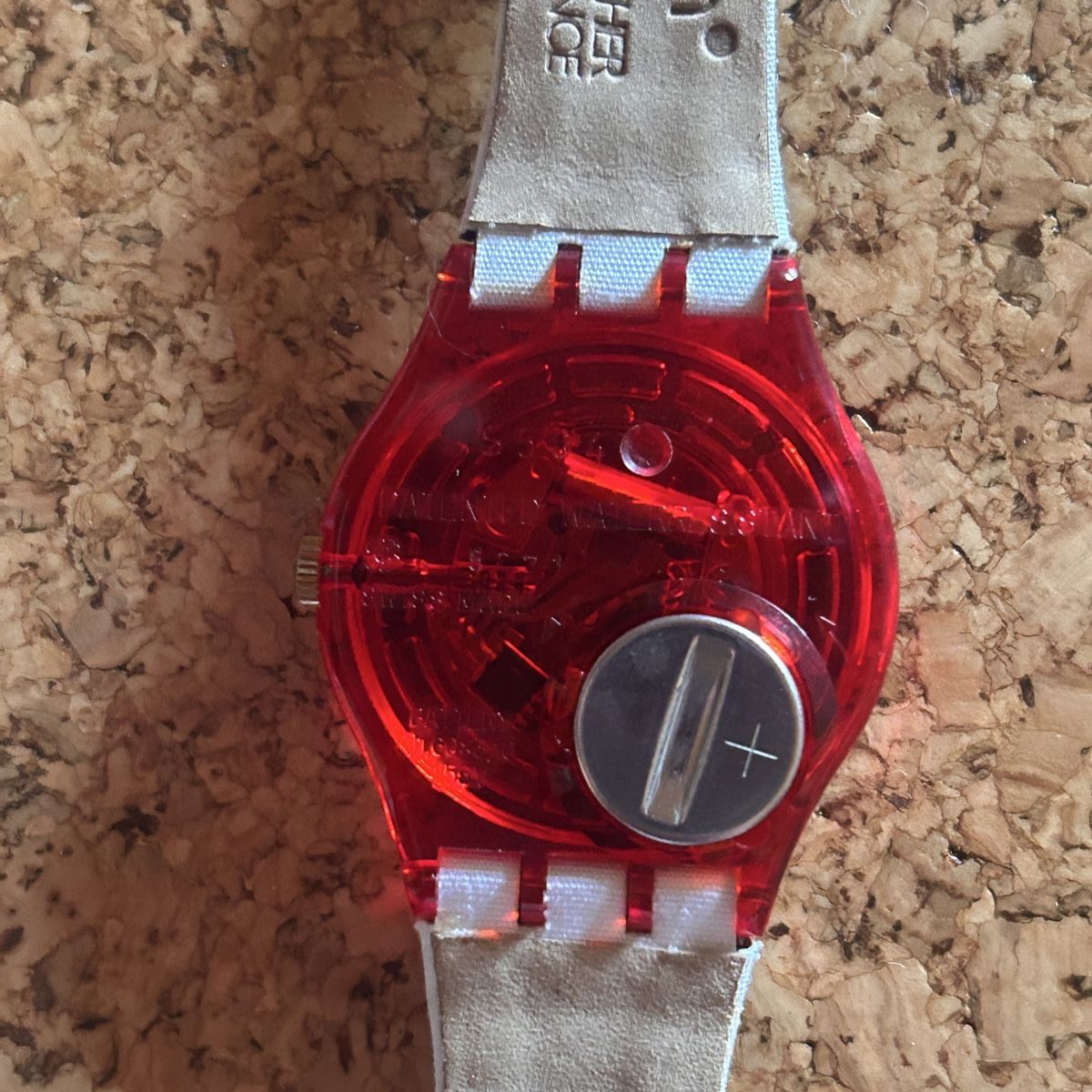 Swatch Orologi: Swatch Uhr, red glitter – Nuovo (secondo la descrizione) da Laufen venduto da Bellavitaboom 1