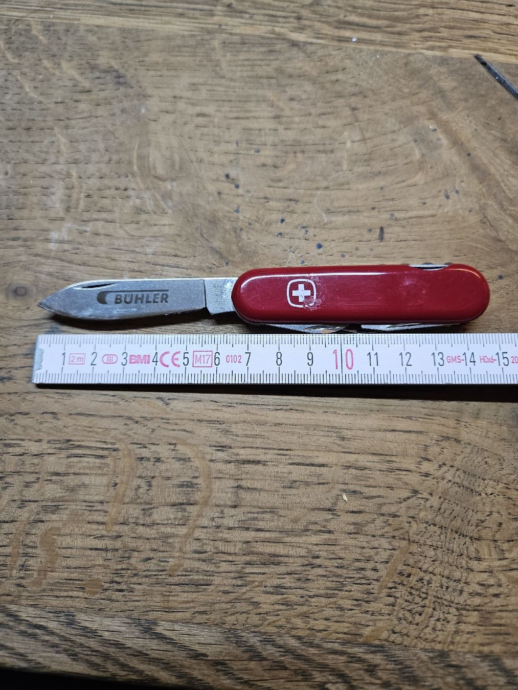 Wenger Accessoires: Taschenmesser Rot Bühler mit Etui  – D'occasion à Rorschach par TimelessTrading 4