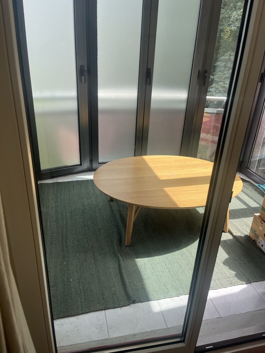Articles en bois: Runder Holz Couchtisch  – D'occasion à Zug par isabeldoris