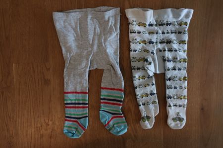 2x Baby Strumpfhosen Gr. 50/56