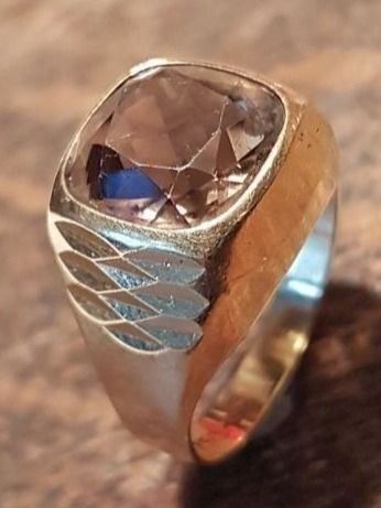 Bagues: 750 Goldring mit Rauchquarz – Neuf (Voir description) à Unterägeri par Altgoldschmuck 9