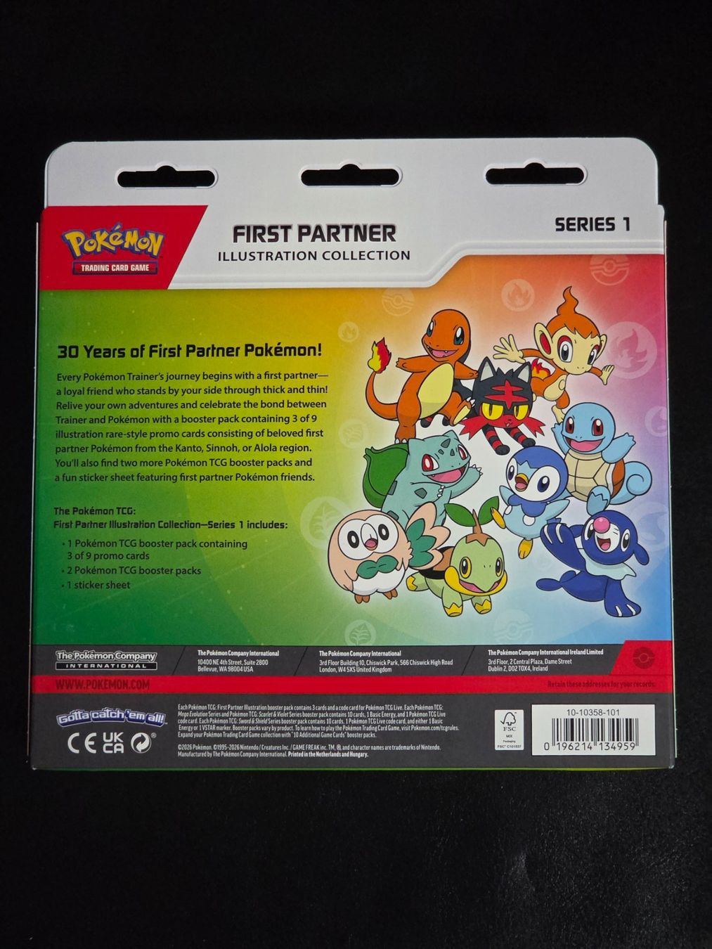 Pokémon Carte collezionabili: POKÉMON FIRST PARTNER ILLUSTRATION COLLECTION [1, ENG] – Nuovo e nell'imballaggio originale da Bellinzona venduto da egemon 1