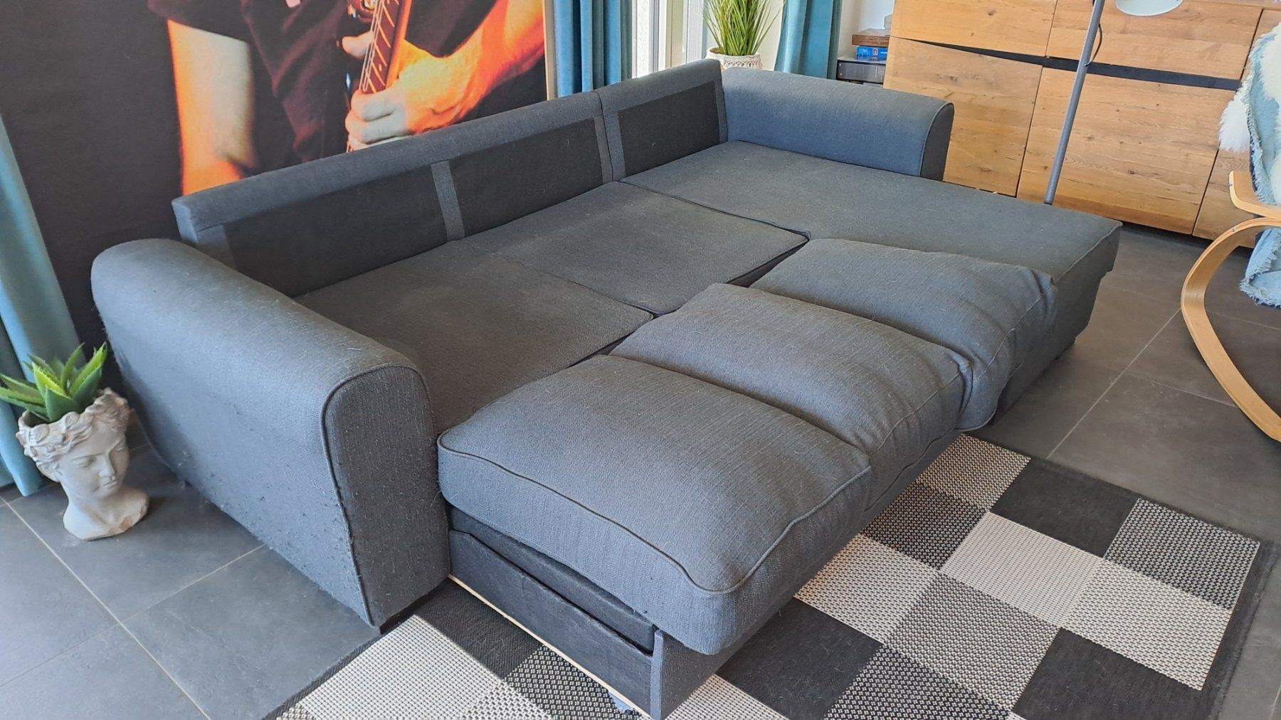 Sofas: Grosszügiges Ecksofa mit Schlaffunktion – Gebraucht aus Breitenbach von Sunflower642 1