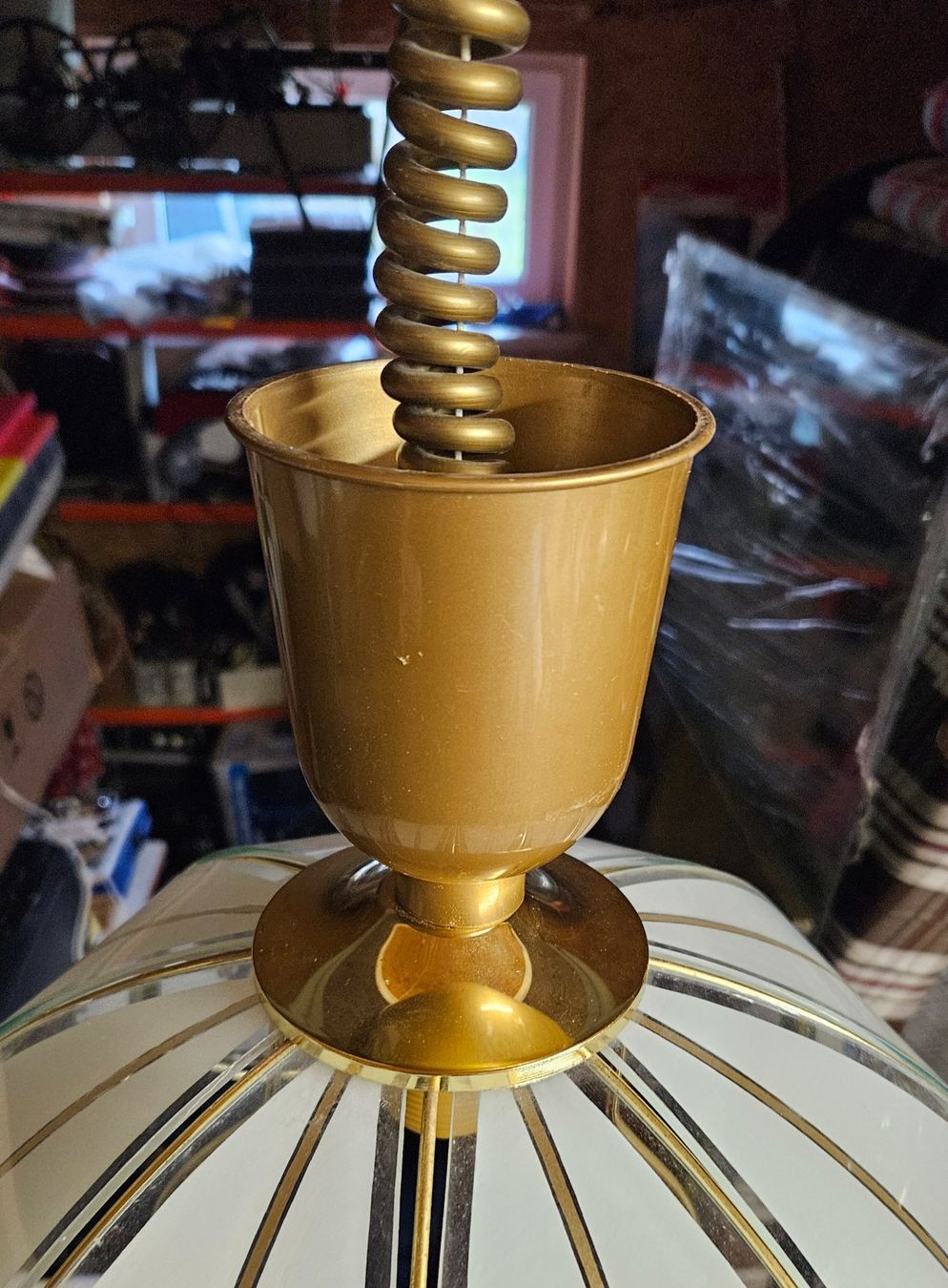 Lampade: Schöne ältere Lampe – Usato da Thun venduto da Engel114 8