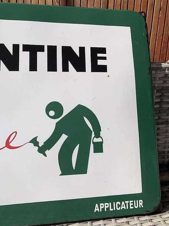 Insegne: Schönes Emailschild Antik – Usato da Zürich venduto da Hiromi 4