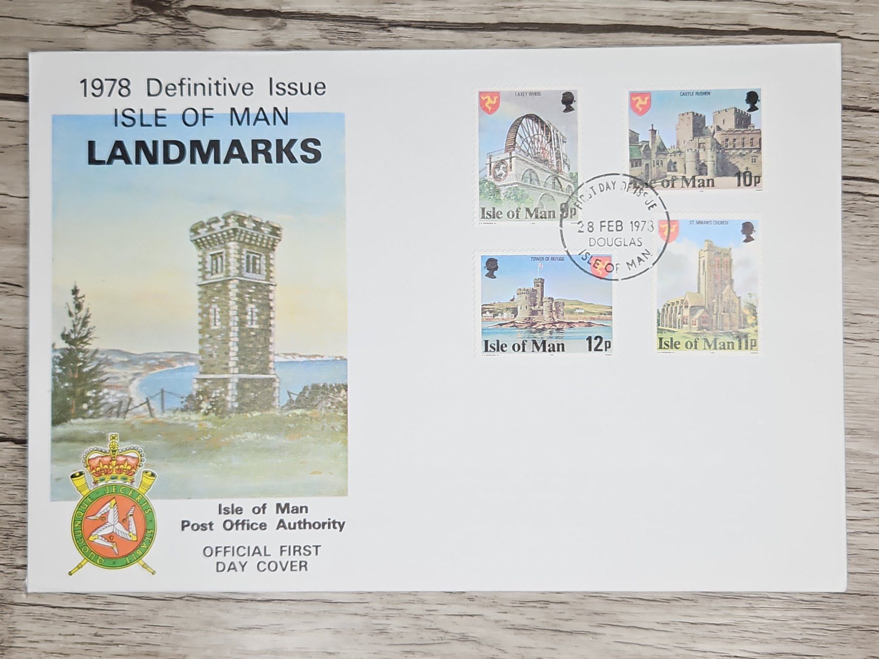 Alle Briefmarken: CL05 Enveloppe + Timbre England 1973 – Gebraucht aus Cousset von Patrick_Collections