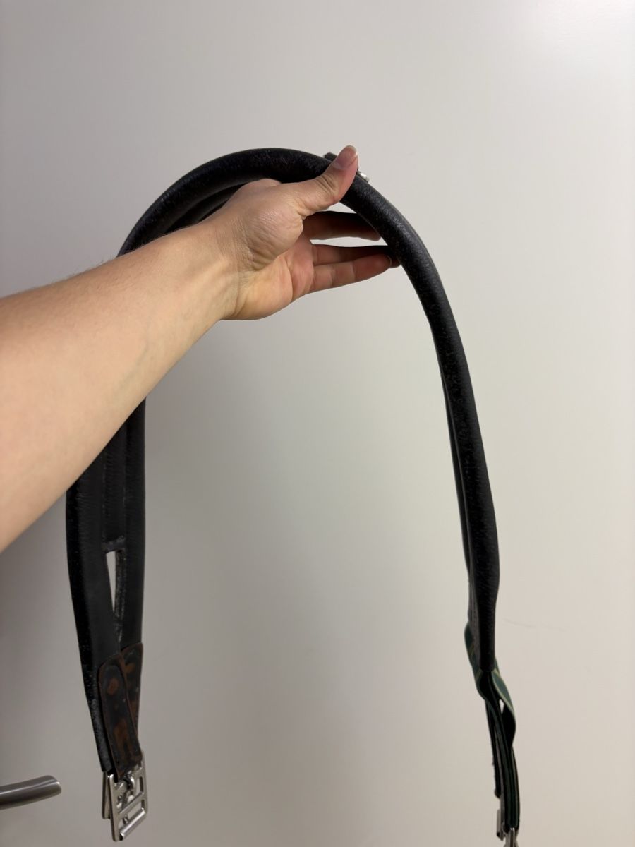 Selle & Accessori: Schwarzer Sattelgurt Leder – Usato da Oberhasli venduto da ani_97f7 2