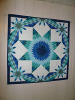 Batik Quilt - Patchwork Decke - Wandbehang - Swiss made