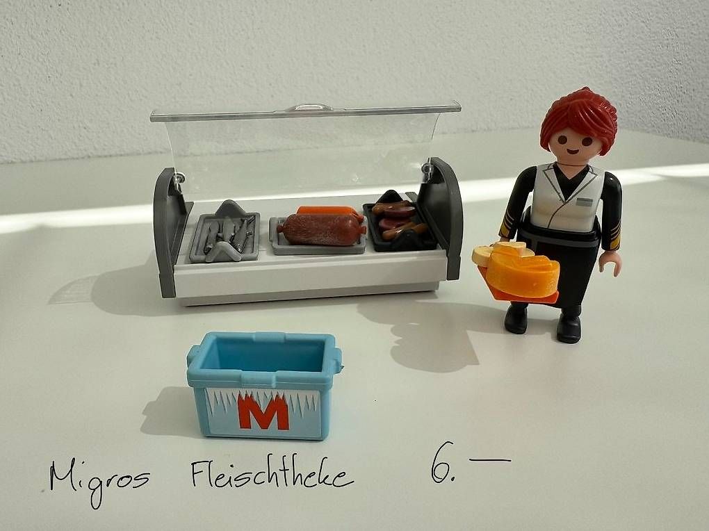 Giocattoli: Playmobil Migros Fleischtheke – Usato da Untersiggenthal venduto da Mannino