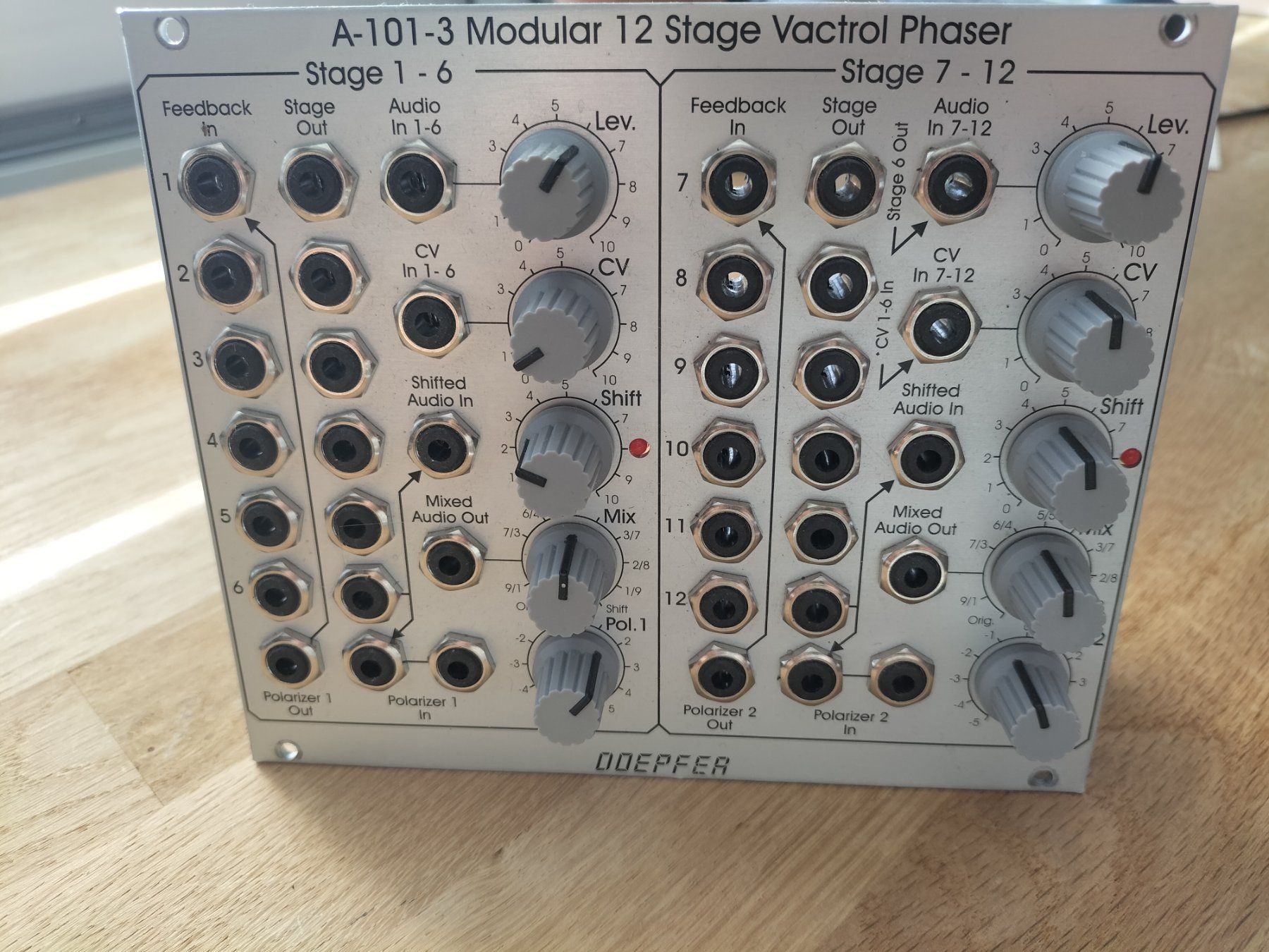 Doepfer Strumenti musicali: Doepfer A-101-3 Modular Vactrol Phaser gebraucht – Usato da Olten venduto da LarryRampage