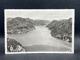 Lago di Lugano, Mte. Brè, sfondo di Porlezza visti dal S. S.
