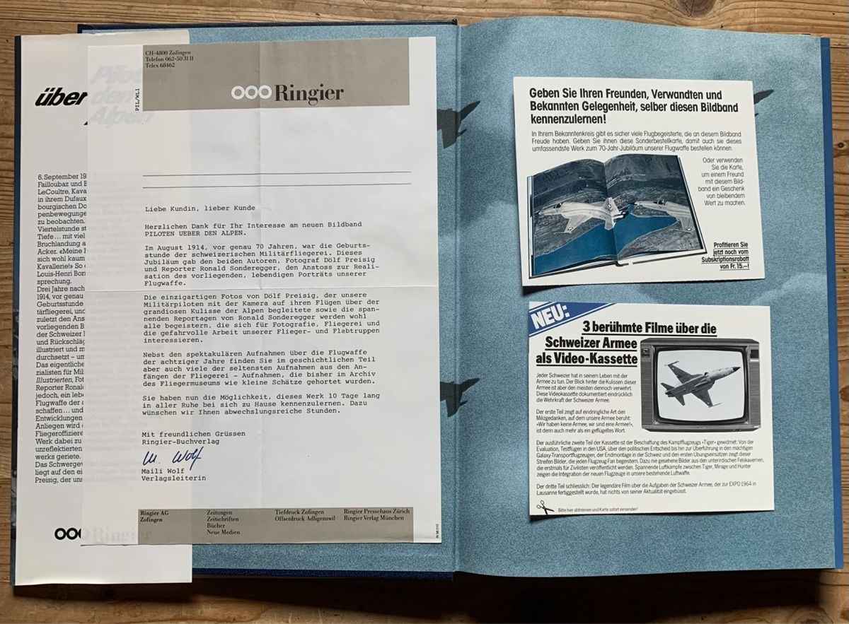 Libri: Buch Piloten über den Alpen – Usato da Goldingen venduto da Bergler012 1
