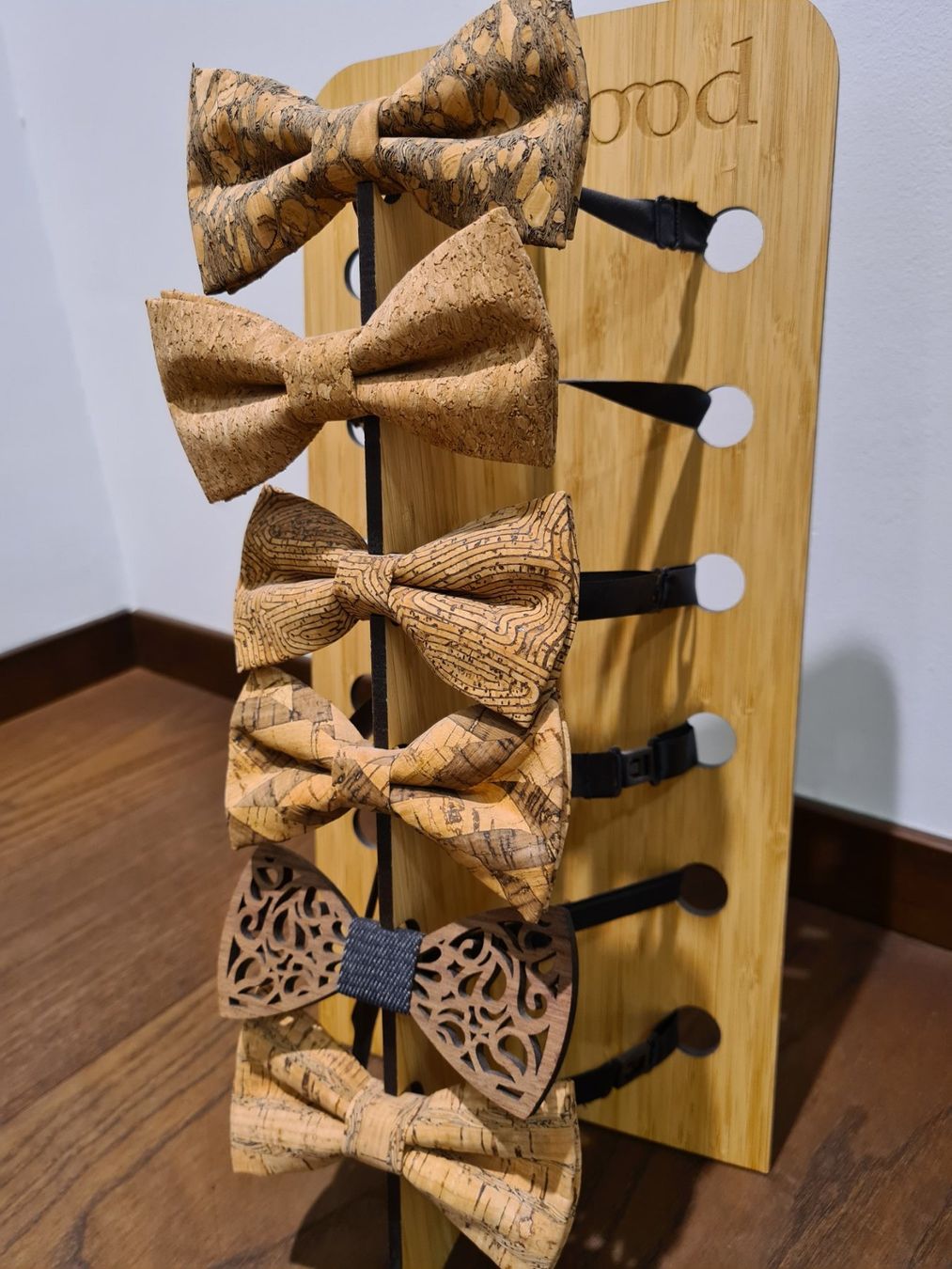 Cravatte: Papillon in sughero – Nuovo e nell'imballaggio originale da Muralto venduto da Brillen-outlet 1