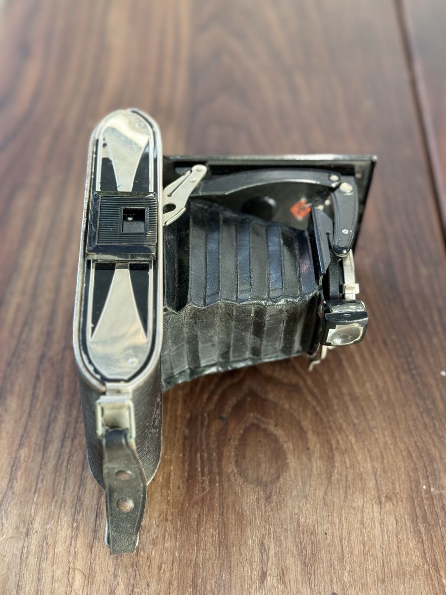 Agfa Fotocamera: Vintage Agfa Billy Folding Camera - Art Deco Design - Untest – Usato da Commugny venduto da semamonfrinoli 1