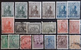 Bulgarien ex. Kat. 122-134 **/gest. 1918/19