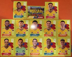 Panini Sticker Kolumbien Fussball 10er Set Neu