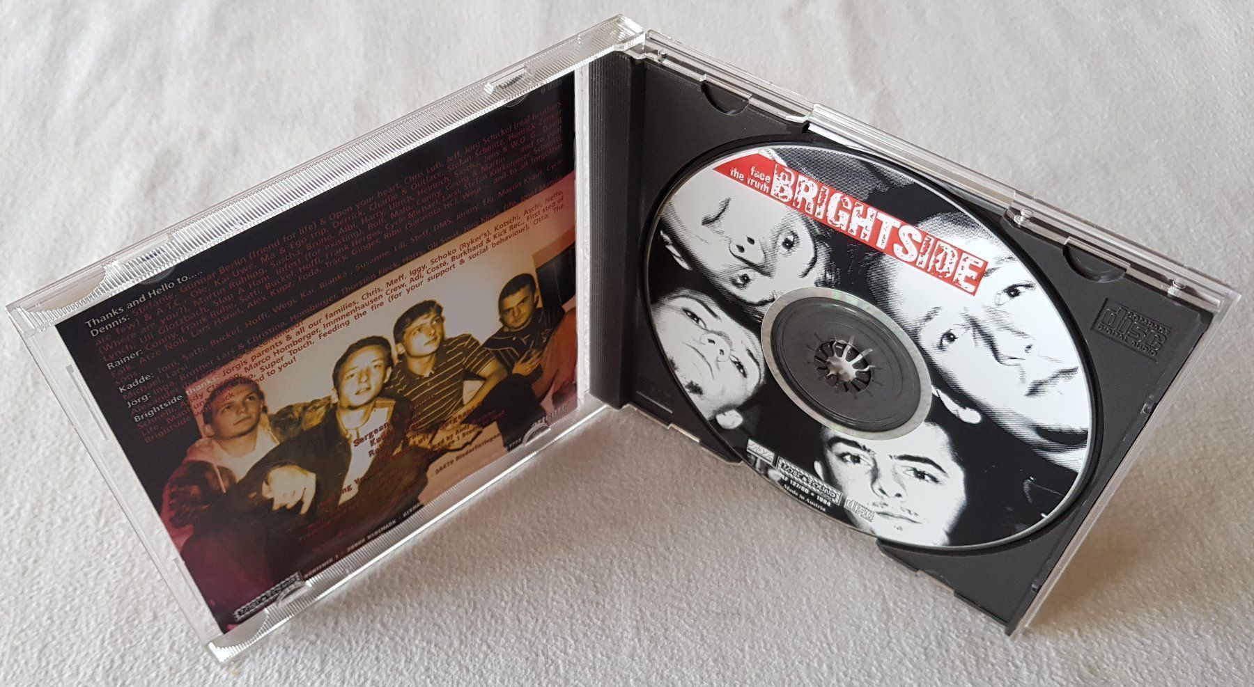 CD: Brightside – Face The Truth - CD - 1994 - First Press – Usato da Uster venduto da Zardodel 3