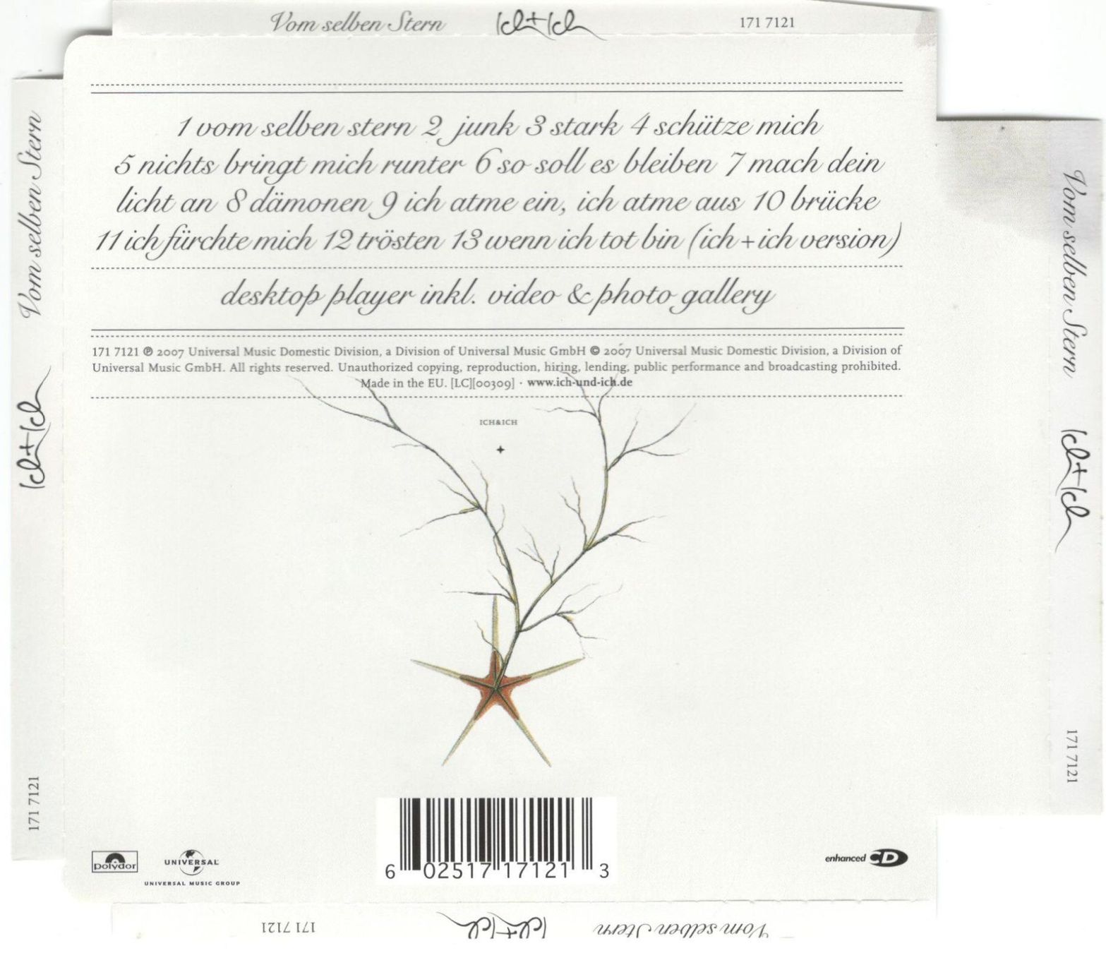 CD: CD Ich + Ich Vom Selben Stern – Usato da St. Margarethen TG venduto da ursk10 1