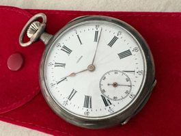 ANTIKE OMEGA-TASCHENUHR – SILBER 0.800