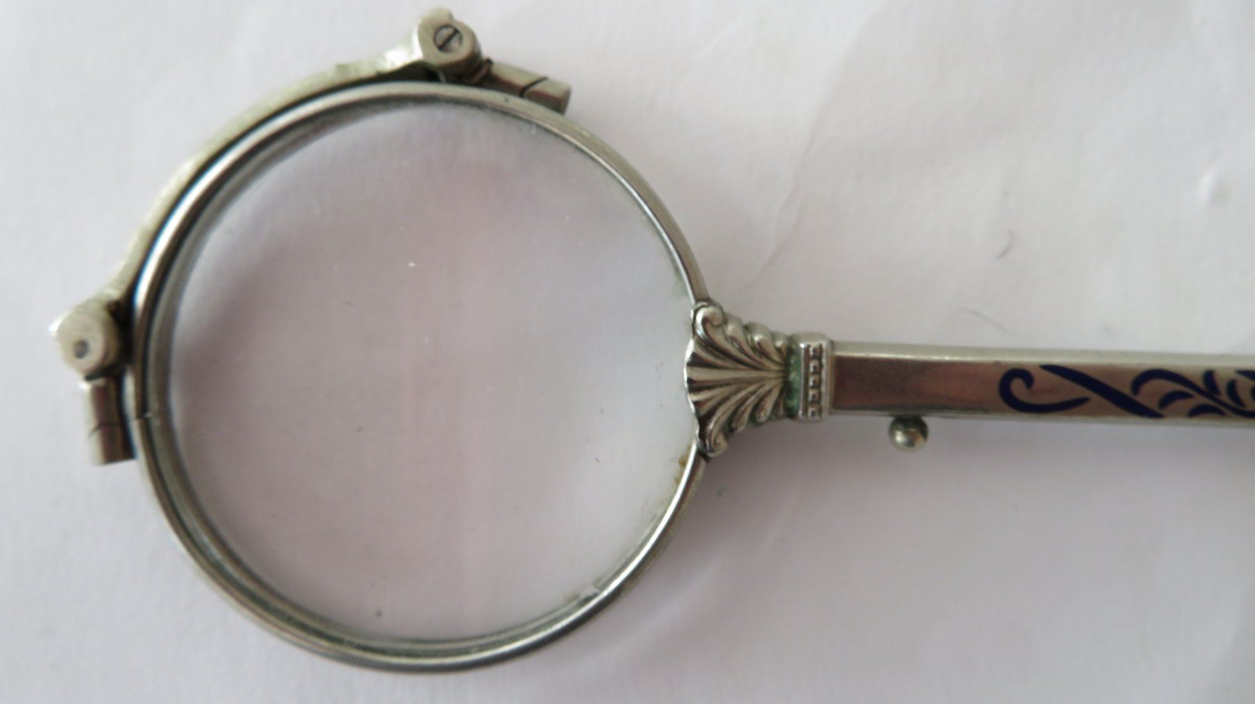 Lunettes & Verres: Lorgnon, Lorgnon oder um 1900 Farbdekor – D'occasion à Wetzikon ZH par morda1954 3