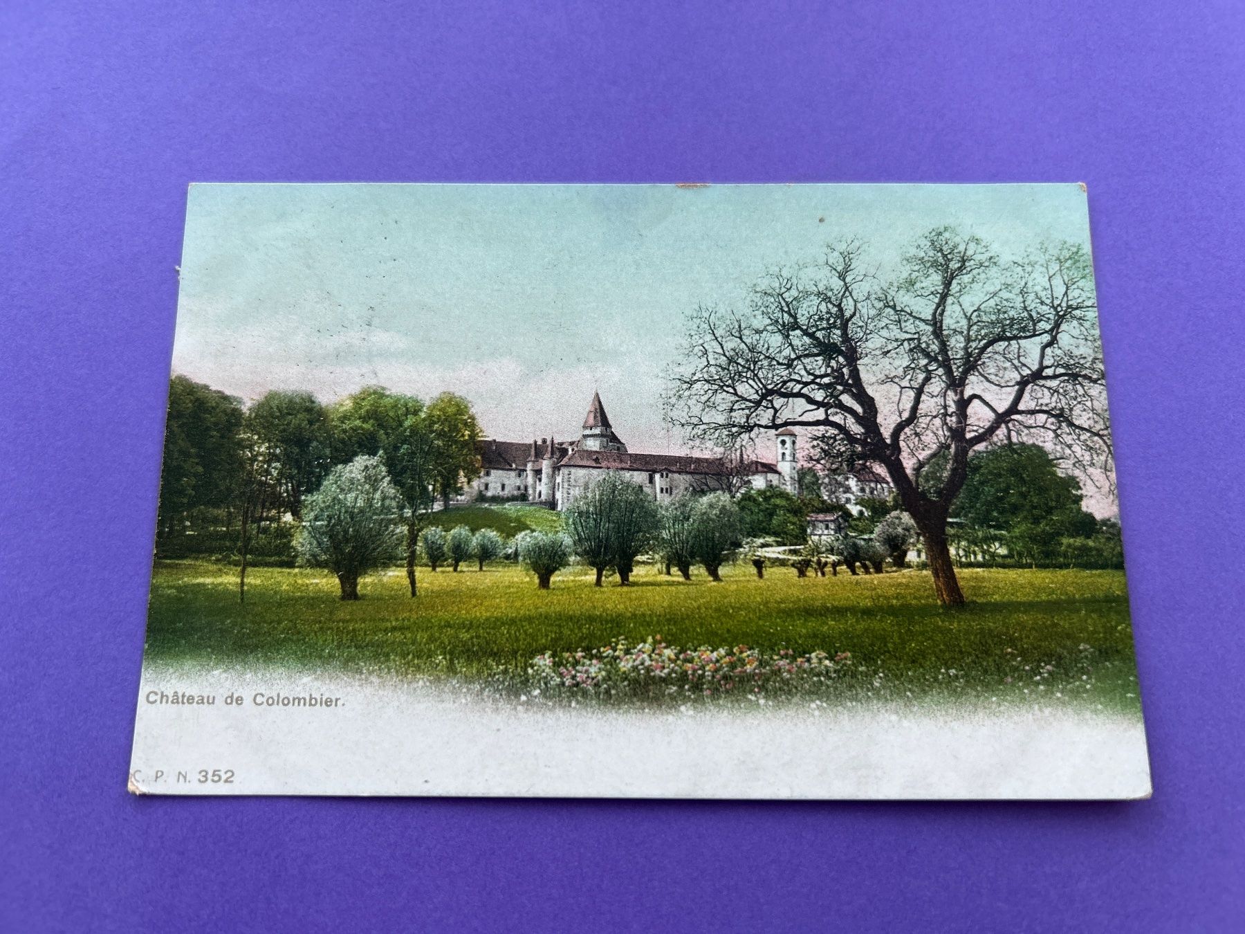 Cartoline postali: Schloss Colombier 1907 alt Ak – Usato da Hefenhofen venduto da Bierinder