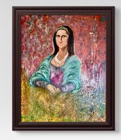 Oil Bild Lisa Pop Art Kunst Doks