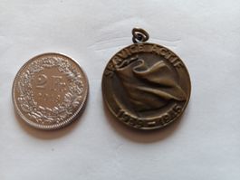 Médaille militaire Montreux 1939-1945 à ses soldats. Armée.