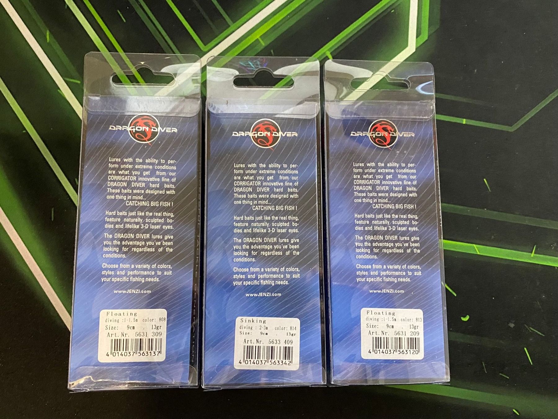 Köder: Jenzi - 3er Set Fischschwarm Wobbler – Neu und originalverpackt aus Widnau von Fishingtackle_Oggy 1
