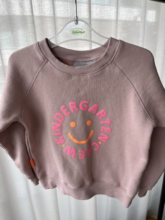 Kindergarten Sweater 3/4 J. Smiley Face 😃
