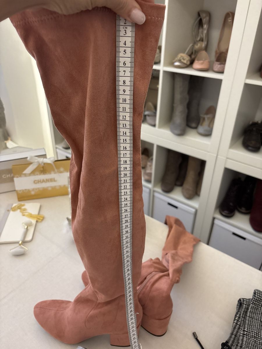 Scarpe da donna: Overknee Stiefel Wildlederlook Gr. 39 rosa Raid – Nuovo e nell'imballaggio originale da Bäretswil venduto da Viechel 6