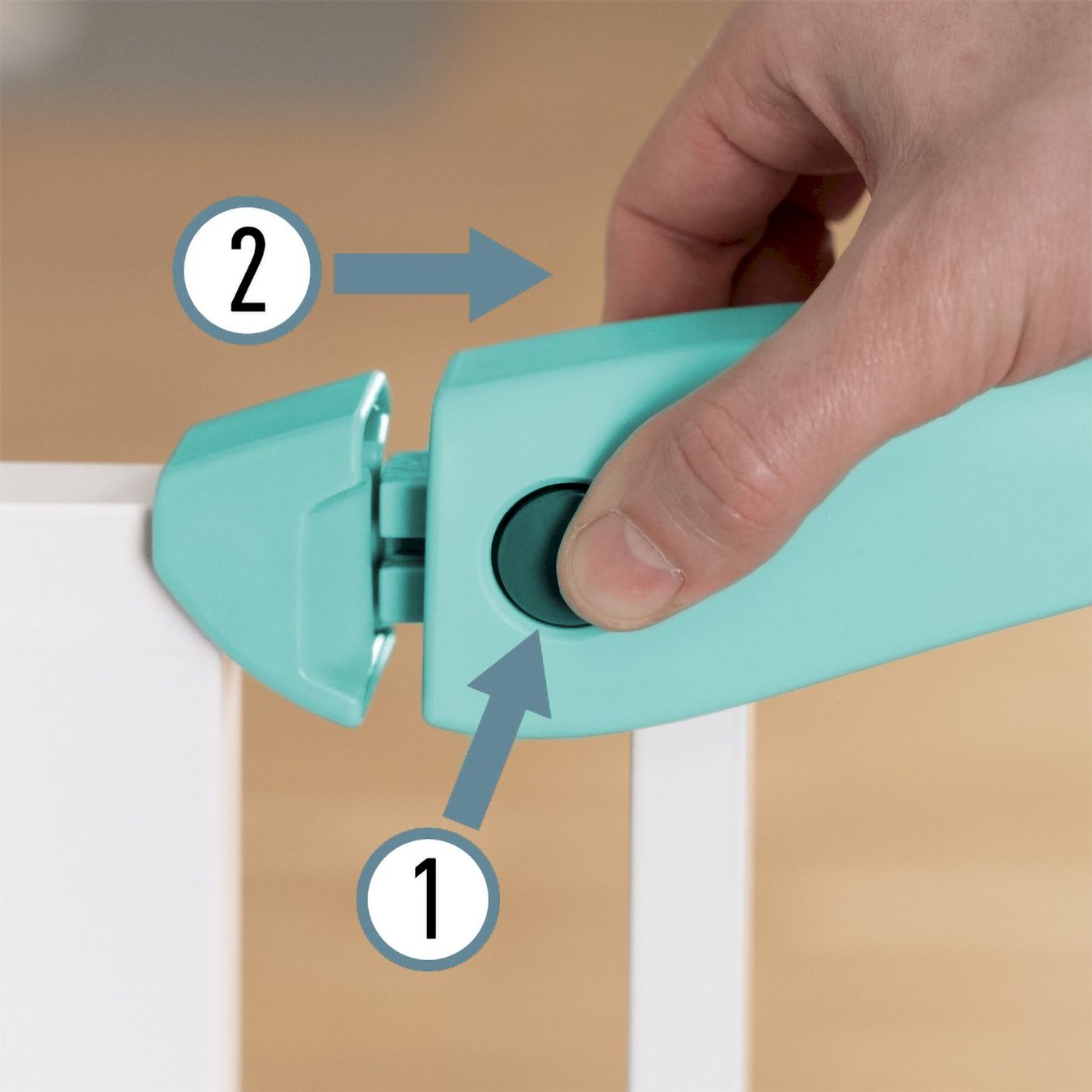 Parcs & barrières de sécurité: ib style BERRIN Treppengitter 120-130 cm – Neuf avec emballage d'origine à Bottighofen par zaap 2