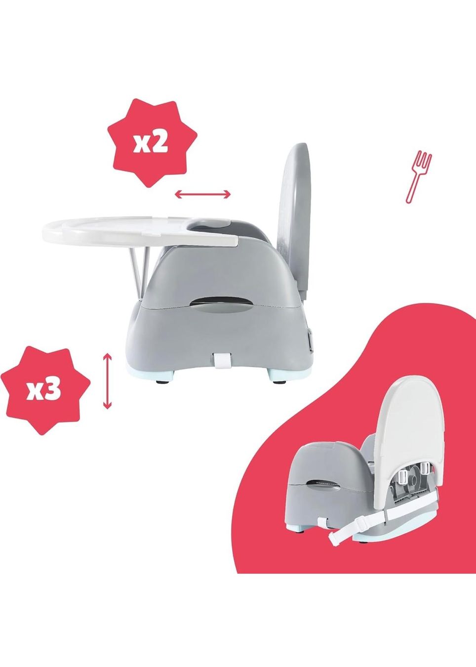 Hochstühle: badabulle booster seat – Neu (gemäss Beschreibung) aus Nänikon von rom_tj66 2