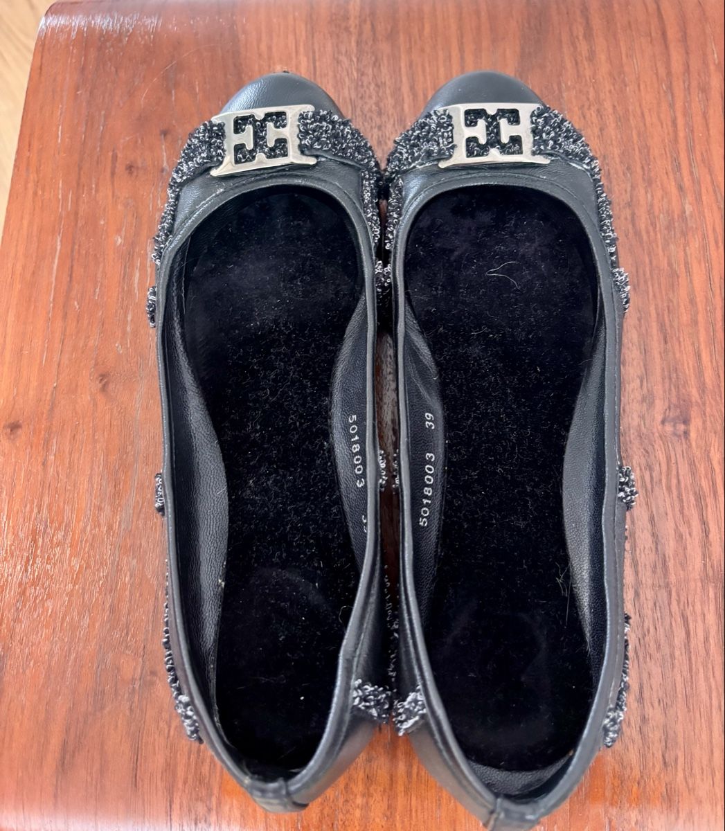 Escada Scarpe da donna: Escada schwarze Ballerinas Gr. 39  – Usato da Wangen ZH venduto da tel_gxb5 2