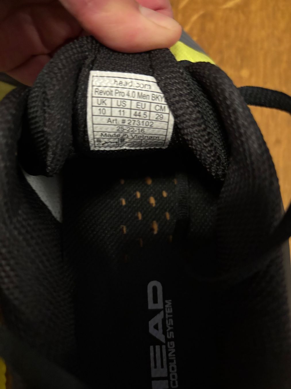 Head Scarpe da uomo: Tennisschuhe HEAD Revolt, Grösse 44.5 - neuwertig – Usato da Zürich venduto da Crazyfabie 2