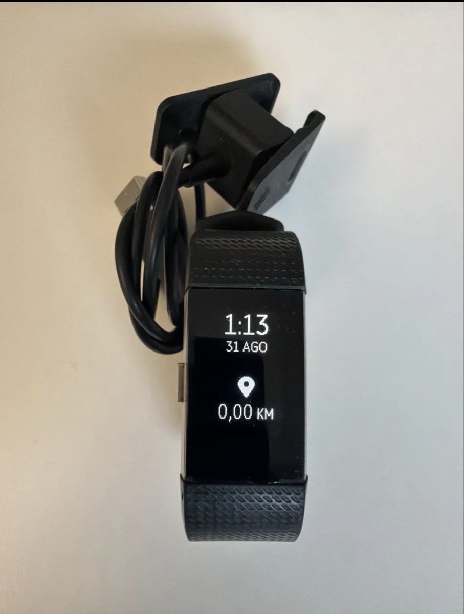 Fitbit Smartwatch: Fitbit Charge 2 Grösse L, Ladekabel, App funktioniert  – Usato da Lausanne venduto da phi_7pnb