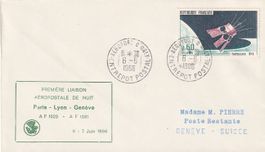 AIR FRANCE Paris - Genf 1966