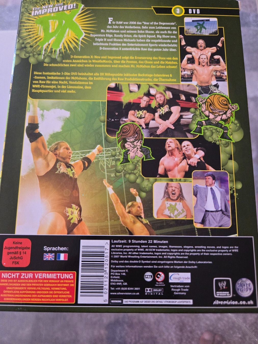 Tous les DVDs: WWE: DX - The New and Improved! 3 DVD Set – D'occasion à Bussigny par Kfdlt 1