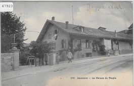 Lausanne - La Maison du Peuple - animee