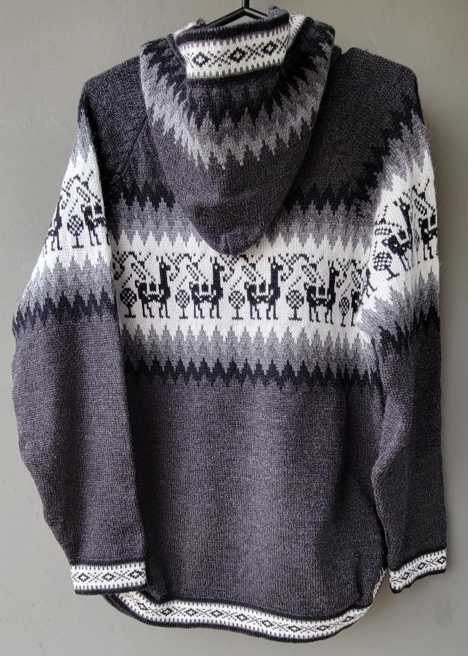Maglioni & Felpe: wunderschöner Alpaka Pullover Gr.L, Farbe Anthrazit, NEU!! – Nuovo (secondo la descrizione) da Lima- Peru venduto da Alpaka-Haus 1